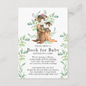 Mam & Baby Moose Baby shower Boek voor Baby Kaart (Voorkant)