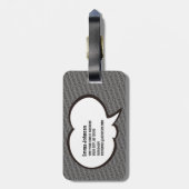 MAM! Bagage label. Comic Version reizen label Bagagelabel (Achterkant verticaal)