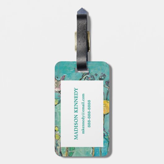 Mam Bagagelabel (Achterkant verticaal)