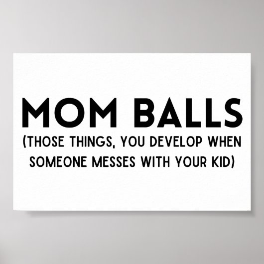 Mam Balls Poster (Voorkant)