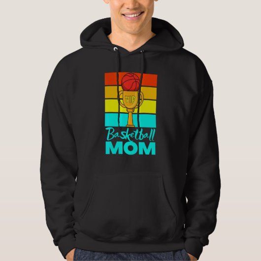 Mam Basketball Vip Basketball Moeder Trophy Award Hoodie (Voorkant)