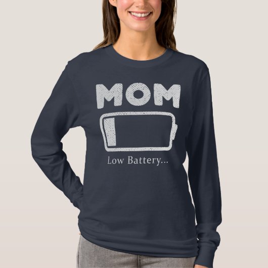 Mam batterij met laag gewicht Womens Mam met lage  T-shirt (Voorkant)