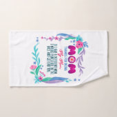 Mam Bedankt voor mijn moeder Bad Handdoek (Handdoek)