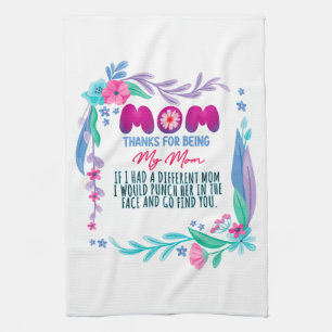 Mam Bedankt voor mijn moeder Theedoek