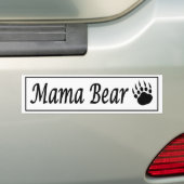 Mam Beer autosticker decimaal met beer klauw Bumpersticker (Op auto)