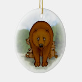 Mam beer keramisch ornament (Rechts)