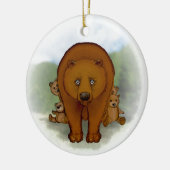 Mam beer keramisch ornament (Links)