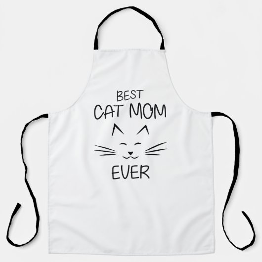 Mam - Beste kattenmoeder ooit Schort (Voorkant)