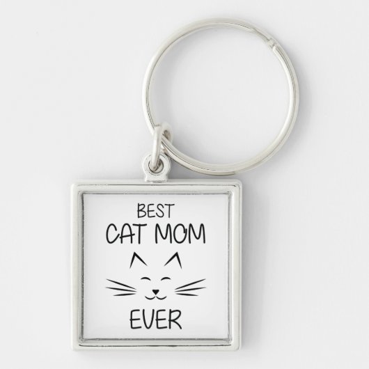 Mam - Beste kattenmoeder ooit Sleutelhanger (Voorkant)