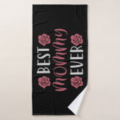 Mam - Beste mammie Ever Bath Towel Badhanddoek (Badhanddoek)