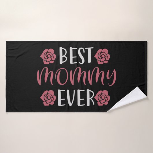 Mam - Beste mammie Ever Bath Towel Badhanddoek (Badhanddoek)