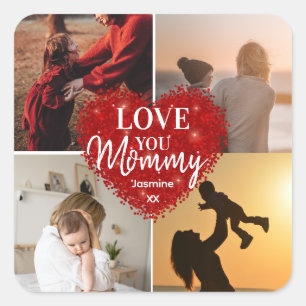 Mam Beste Moeder Verjaardag Instagram Fotosjabloon Vierkante Sticker