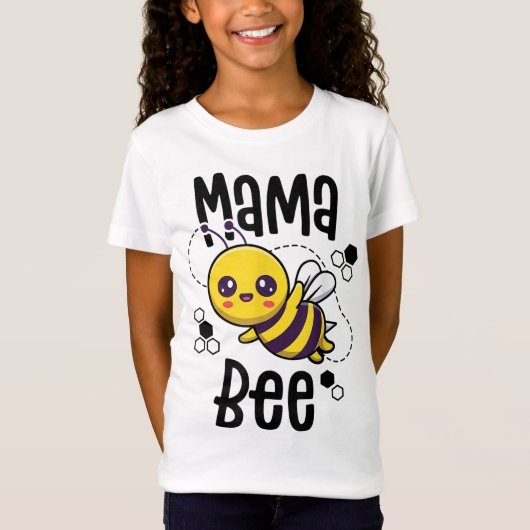 Mam-bijenfamilie: eerste bijendagkleding t-shirt (Voorkant)