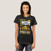 Mam Birthday Crew Moederdag Construction Birthd T-shirt (Voorkant volledig)