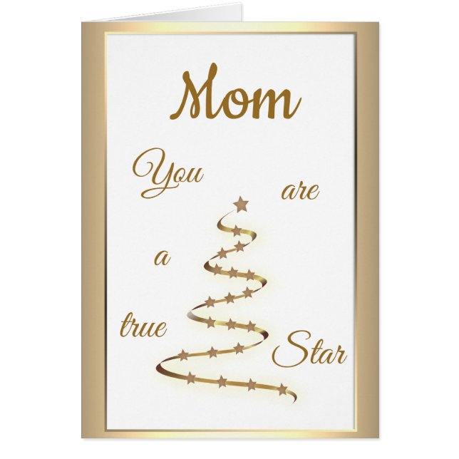 Mam Birthday luxe modern design (Voorkant)