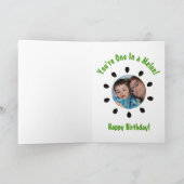 Mam Birthday One op een Melon Mam Foto Kaart (Binnen)