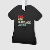 Mam blackjack legendekkaarten 21 retro  O Ornament (voorkant)