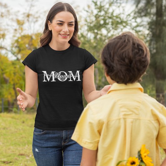 Mam Blessed Cute Moederdag T-shirt