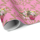 Mam! Bloemen Cadeaupapier (Rol Hoek)