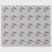 Mam! Bloemen Cadeaupapier (Vlak)