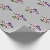 Mam! Bloemen Cadeaupapier (Hoek)