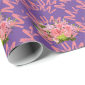 Mam! Bloemen Cadeaupapier (Rol Hoek)