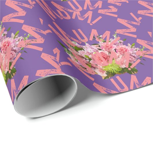 Mam! Bloemen Cadeaupapier (Rol Hoek)