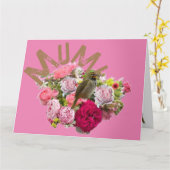 Mam! Bloemen Kaart (Gele Bloem)