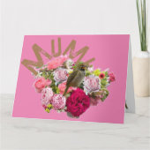 Mam! Bloemen Kaart (Voorkant)