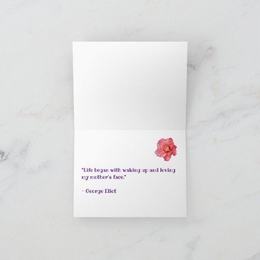 Mam! Bloemen Kaart (Binnen)