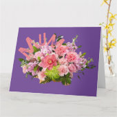 Mam! Bloemen Kaart (Gele Bloem)