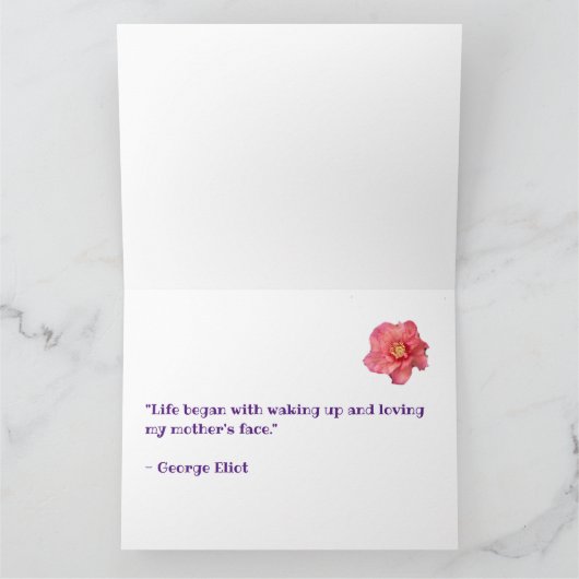 Mam! Bloemen Kaart (Binnen)