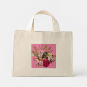 Mam! Bloemen Mini Tote Bag (Achterkant)