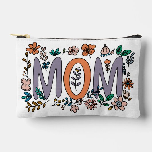 Mam Bloemen Print Snijd Naaizak Etui (Voorkant)