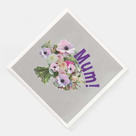 Mam! Bloemen Servet (Hoek)