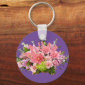 Mam! Bloemen Sleutelhanger (Achterkant)