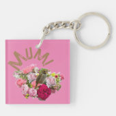 Mam! Bloemen Sleutelhanger (Achterkant)