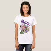 Mam! Bloemen T-shirt (Voorkant volledig)