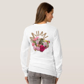 Mam! Bloemen T-shirt (Achterkant volledig)