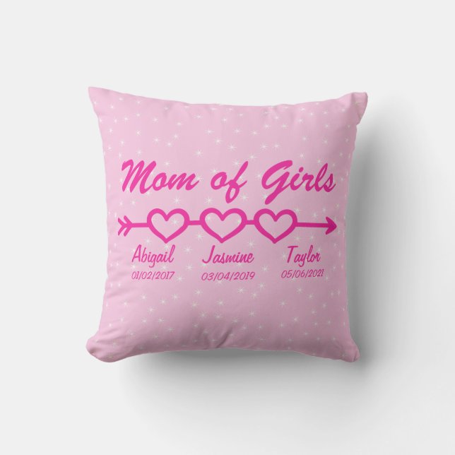 Mam Boho Arrow toevoegen Kinderen Kinder namen Dat Kussen (Voorkant)