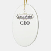 Mam Boss Cadeauverblijf thuis Mam Husehold CEO Cad Keramisch Ornament (Links)