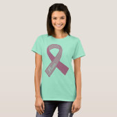 Mam Breast Cancer Roze Ribbon Gift T-shirt (Voorkant volledig)