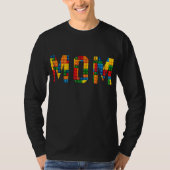 Mam Brick Builder Funny Blocks Master Builder T-shirt (Voorkant)