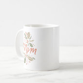 Mam Bright Holly Kerstrood script Koffiemok (Voorkant links)
