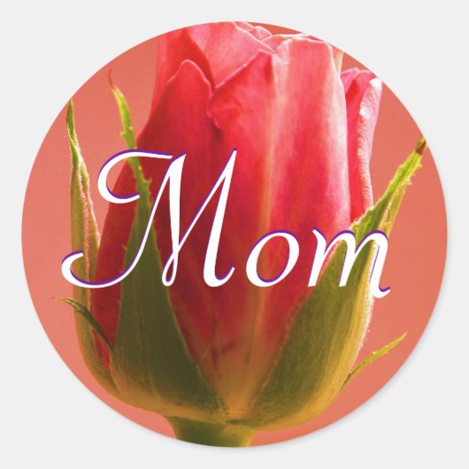 Mam Bright Roze Rose Sticker (Voorkant)