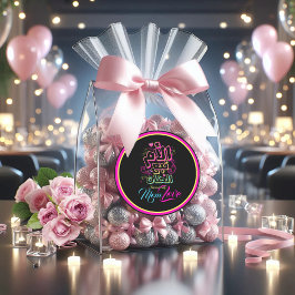 MAM bron van Liefde Arabische graffiti Ronde Stick Sticker