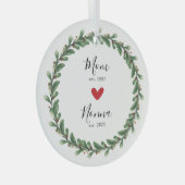 mam | Buiten het jaar Oost. Glas Ornament (Voorkant Rechts)