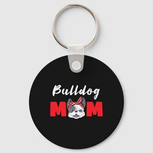Mam - Bulldog Sleutelhanger (Voorkant)