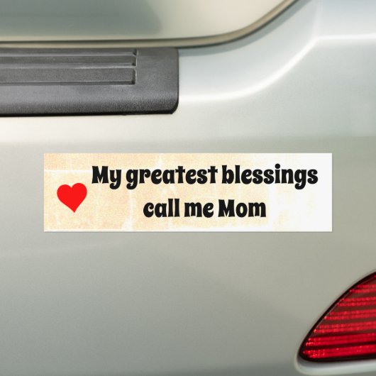 Mam Bumpersticker (Op auto)