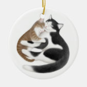 Mam Cat en haar Kitten Ornament (Voorkant)